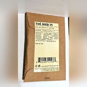 LE LABO THE NOIR 29 EDP SAMPLES